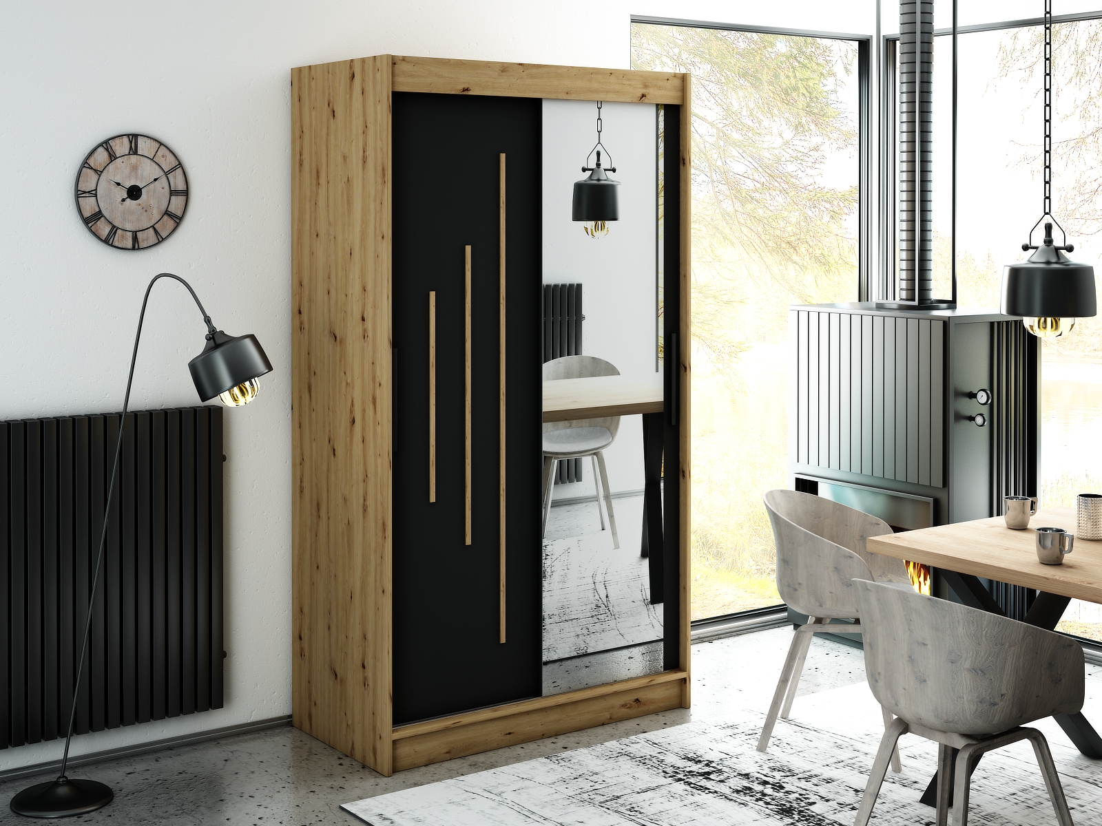 Šatní skříň Abi Leto Y2 Rozměry: 120 cm