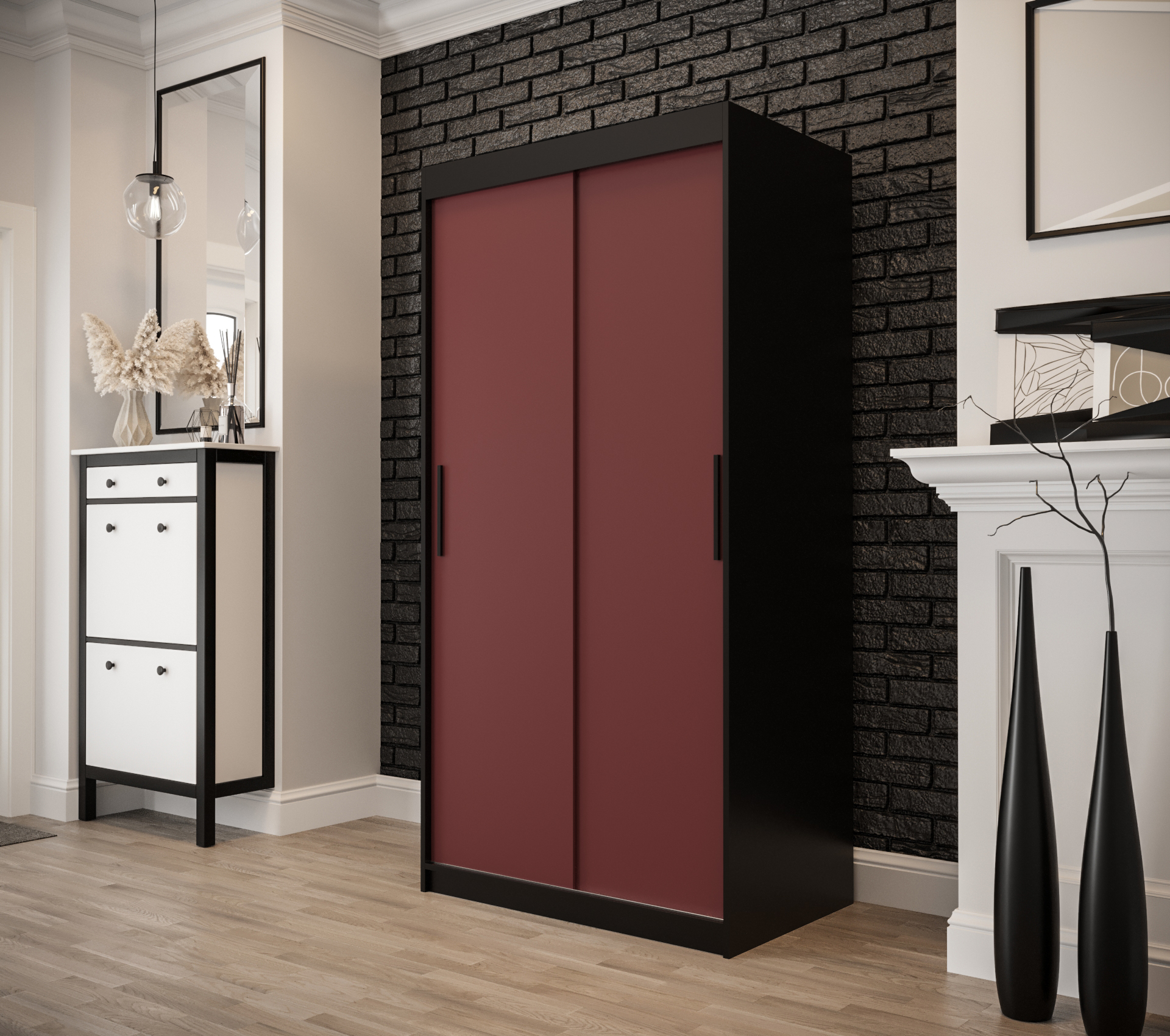 Šatní skříň Abi Pastello T Rozměry: 100 cm