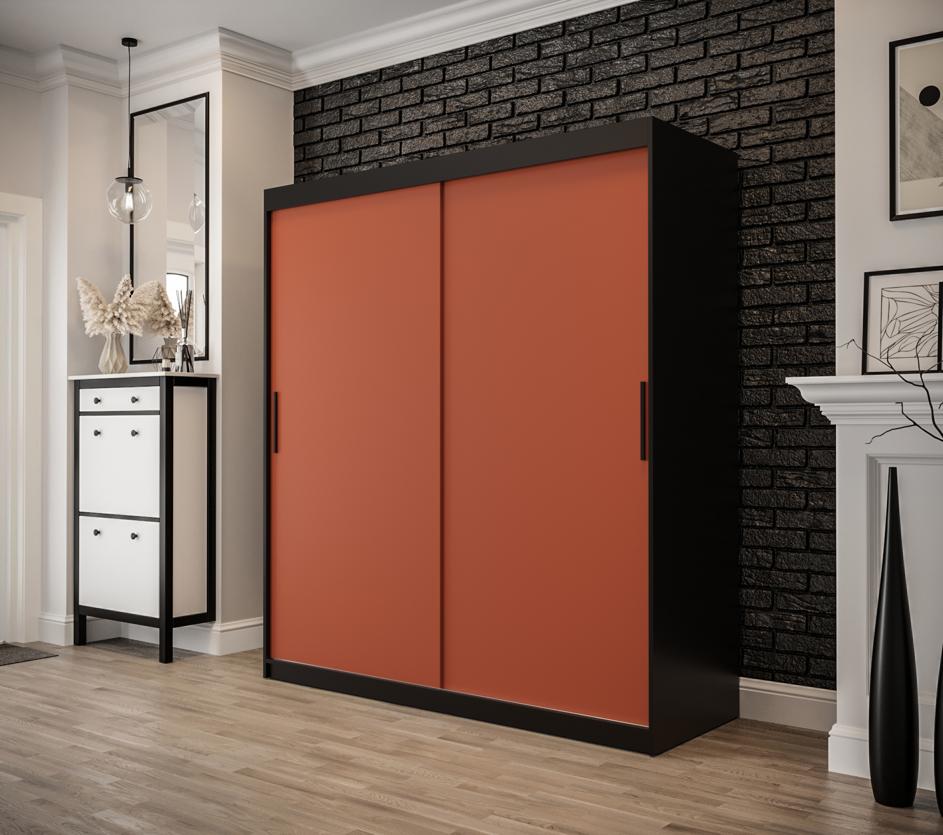 Šatní skříň Abi Pastello T Rozměry: 180 cm