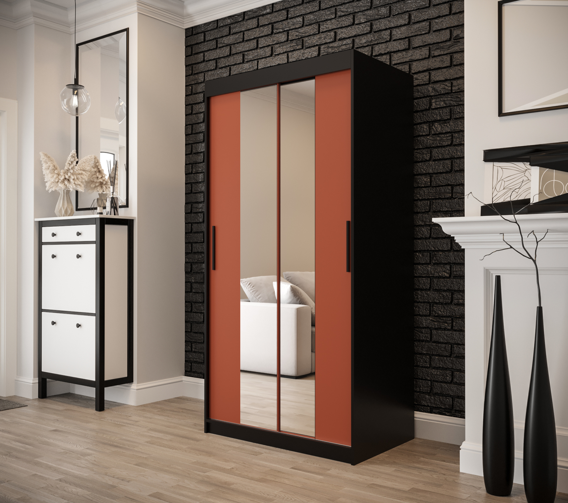 Šatní skříň Abi Pastello T1 Rozměry: 100 cm