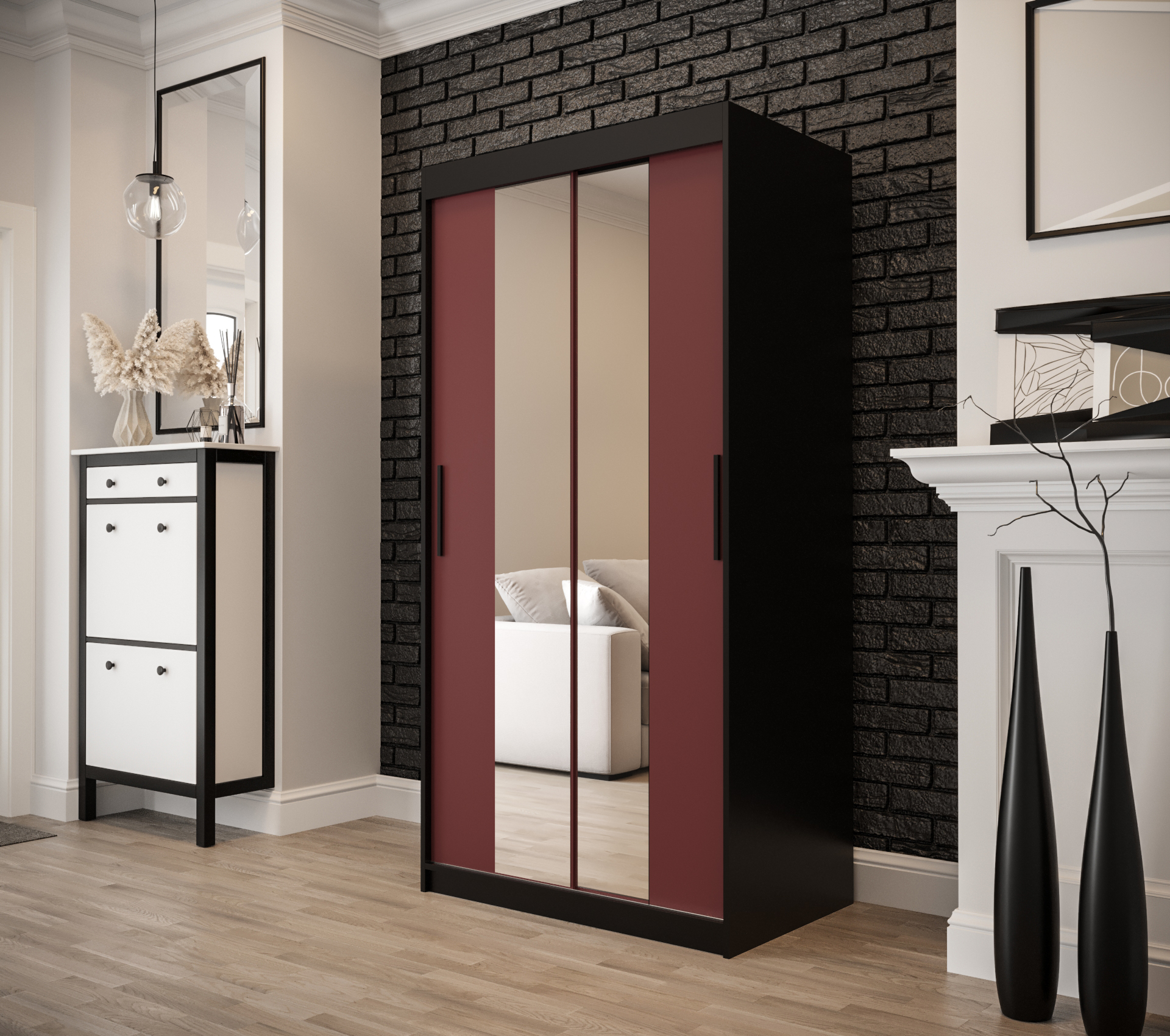 Šatní skříň Abi Pastello T1 Rozměry: 100 cm