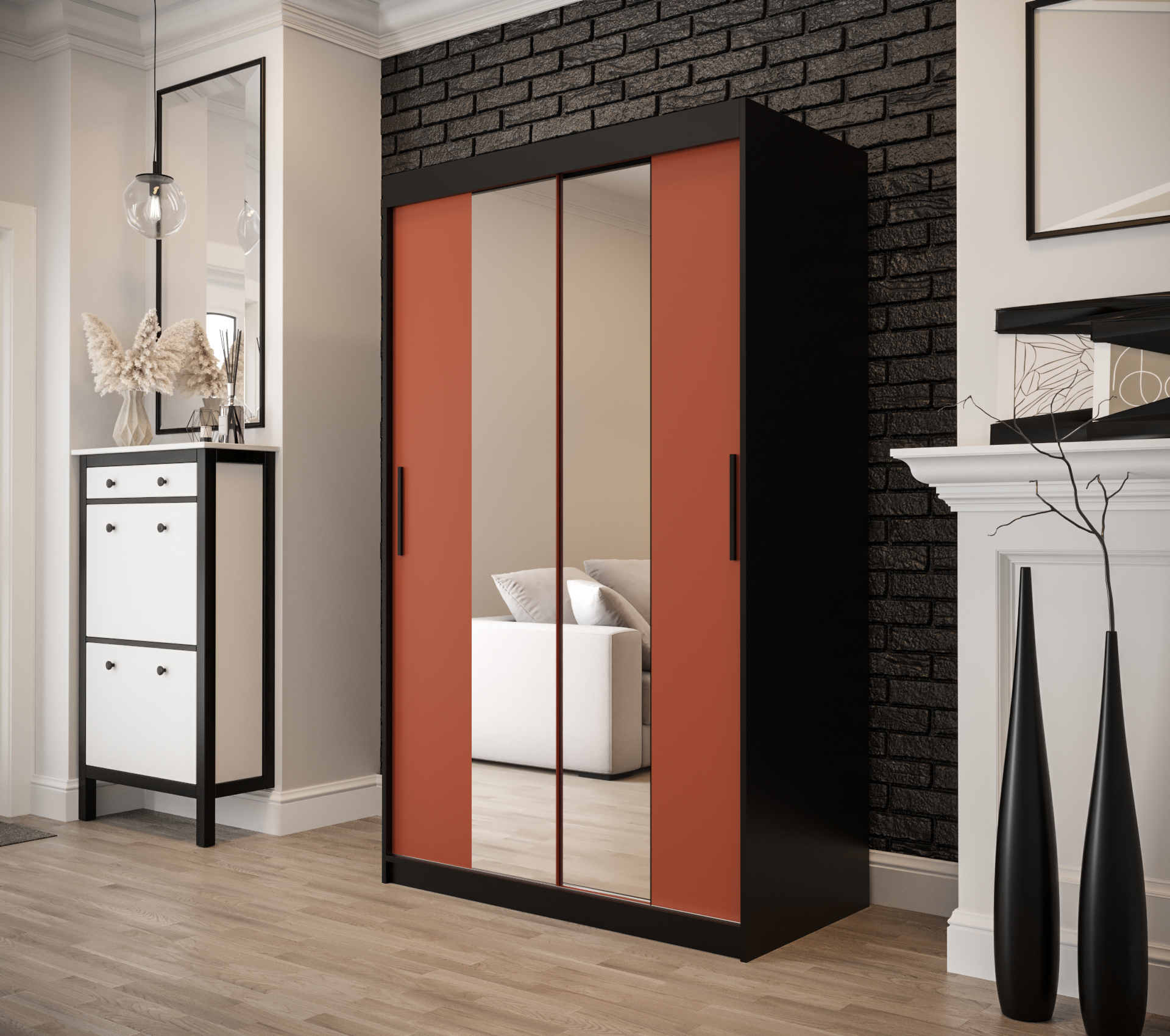 Šatní skříň Abi Pastello T1 Rozměry: 120 cm