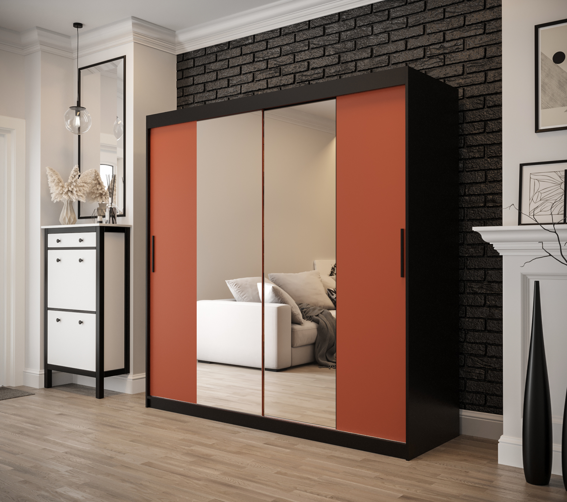 Šatní skříň Abi Pastello T1 Rozměry: 200 cm