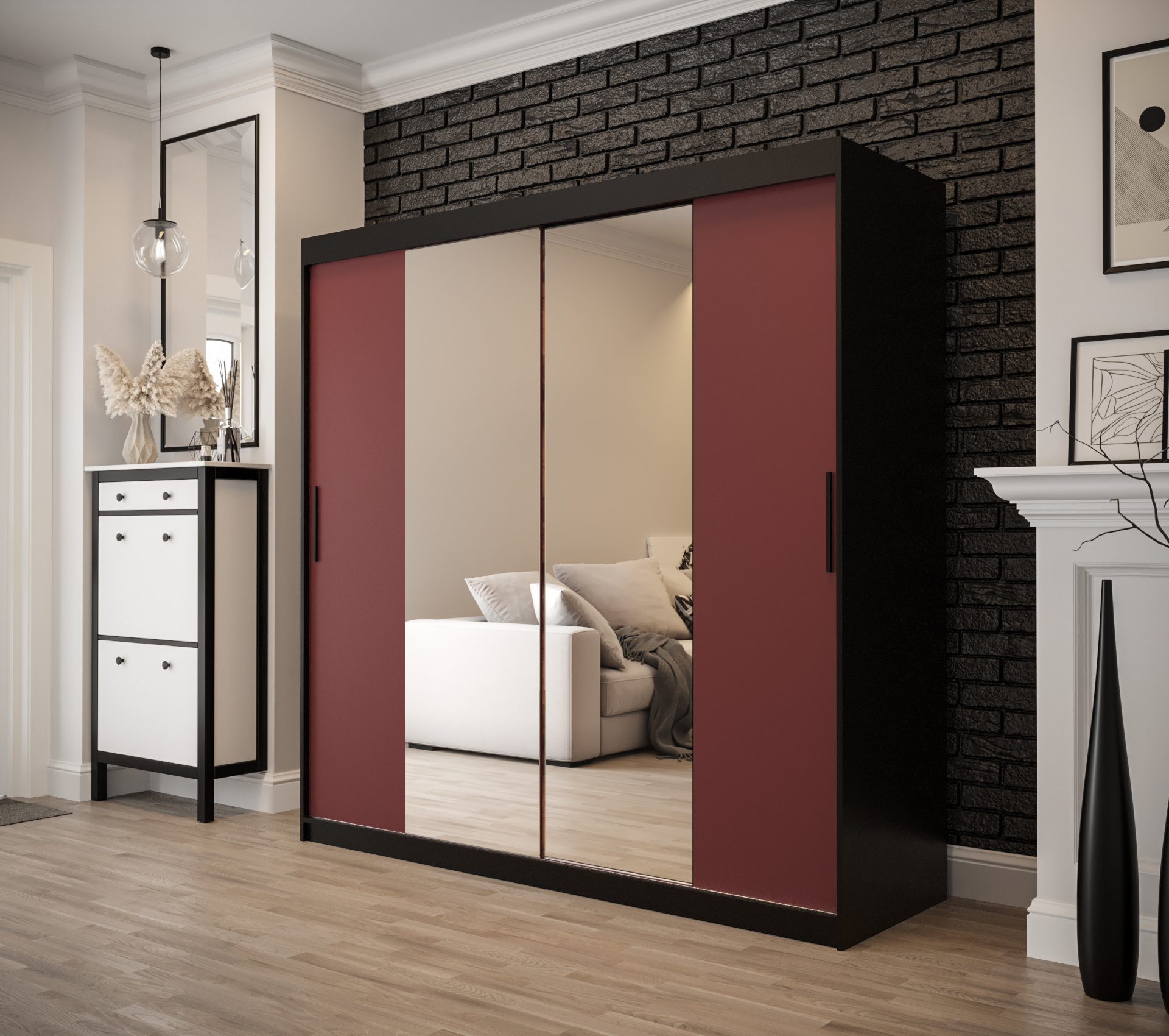 Šatní skříň Abi Pastello T1 Rozměry: 200 cm