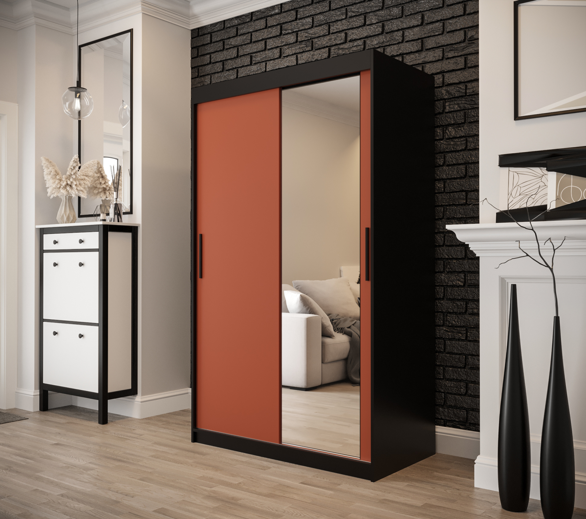 Šatní skříň Abi Pastello T2 Rozměry: 120 cm