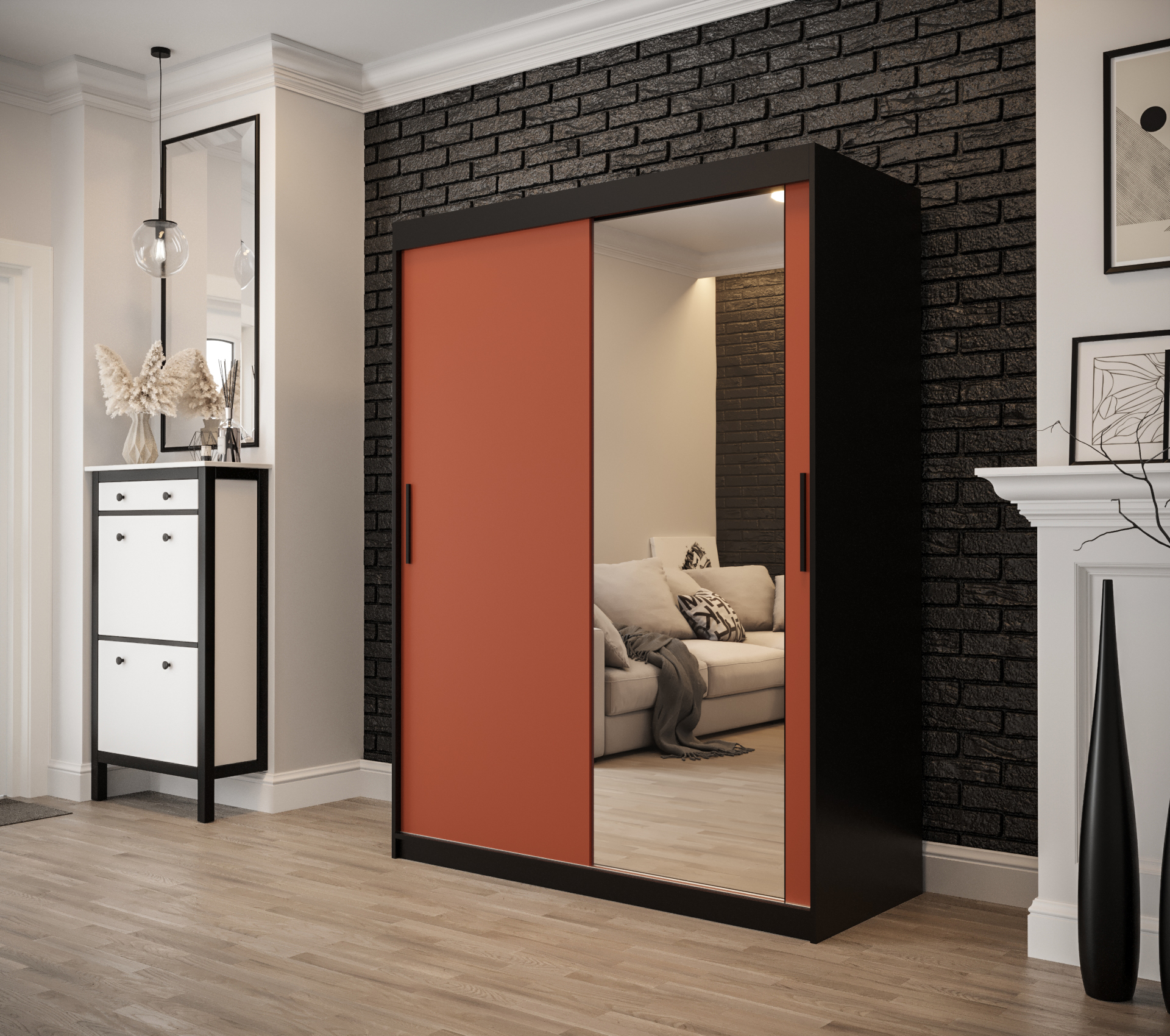 Šatní skříň Abi Pastello T2 Rozměry: 150 cm