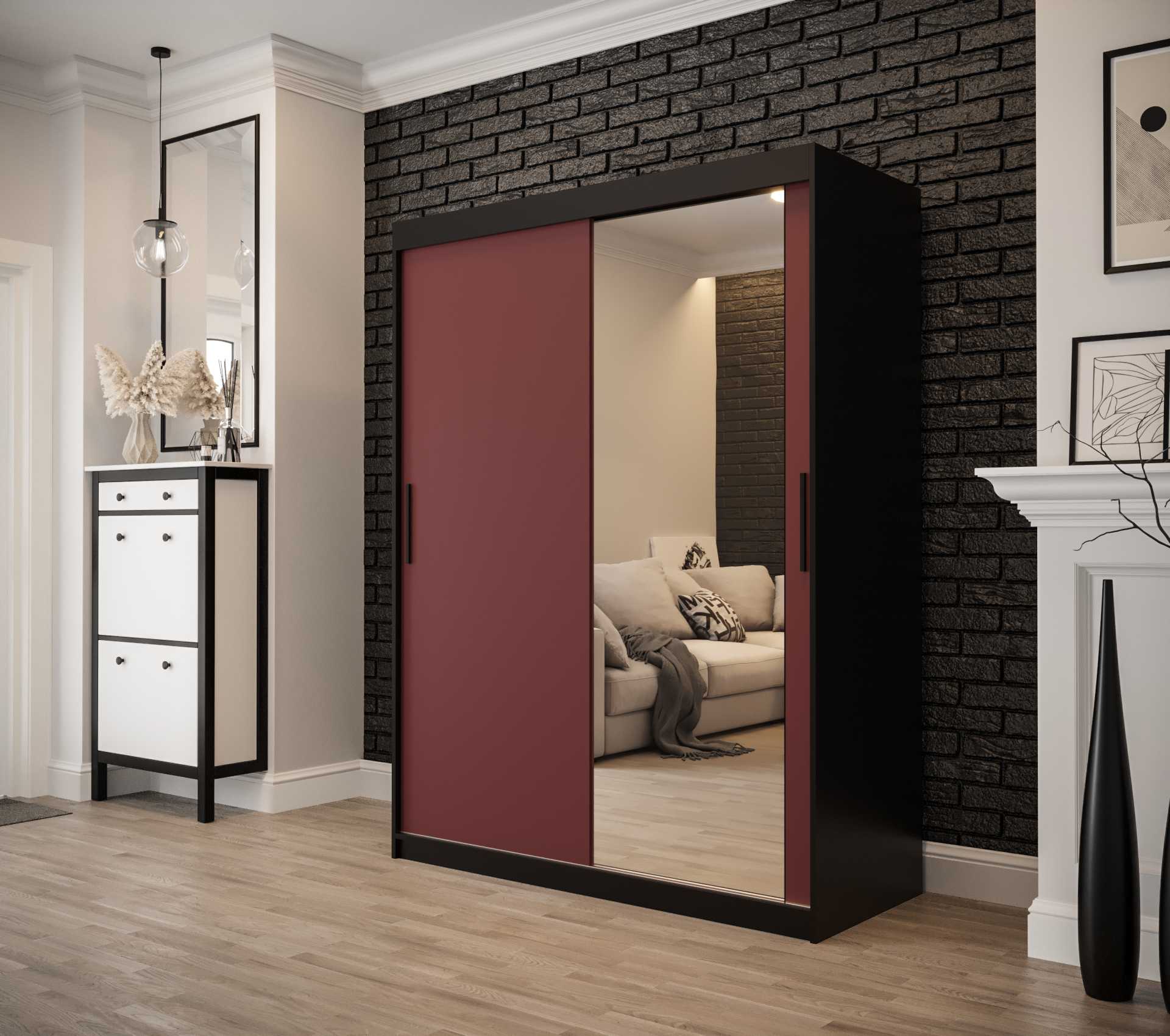 Šatní skříň Abi Pastello T2 Rozměry: 150 cm