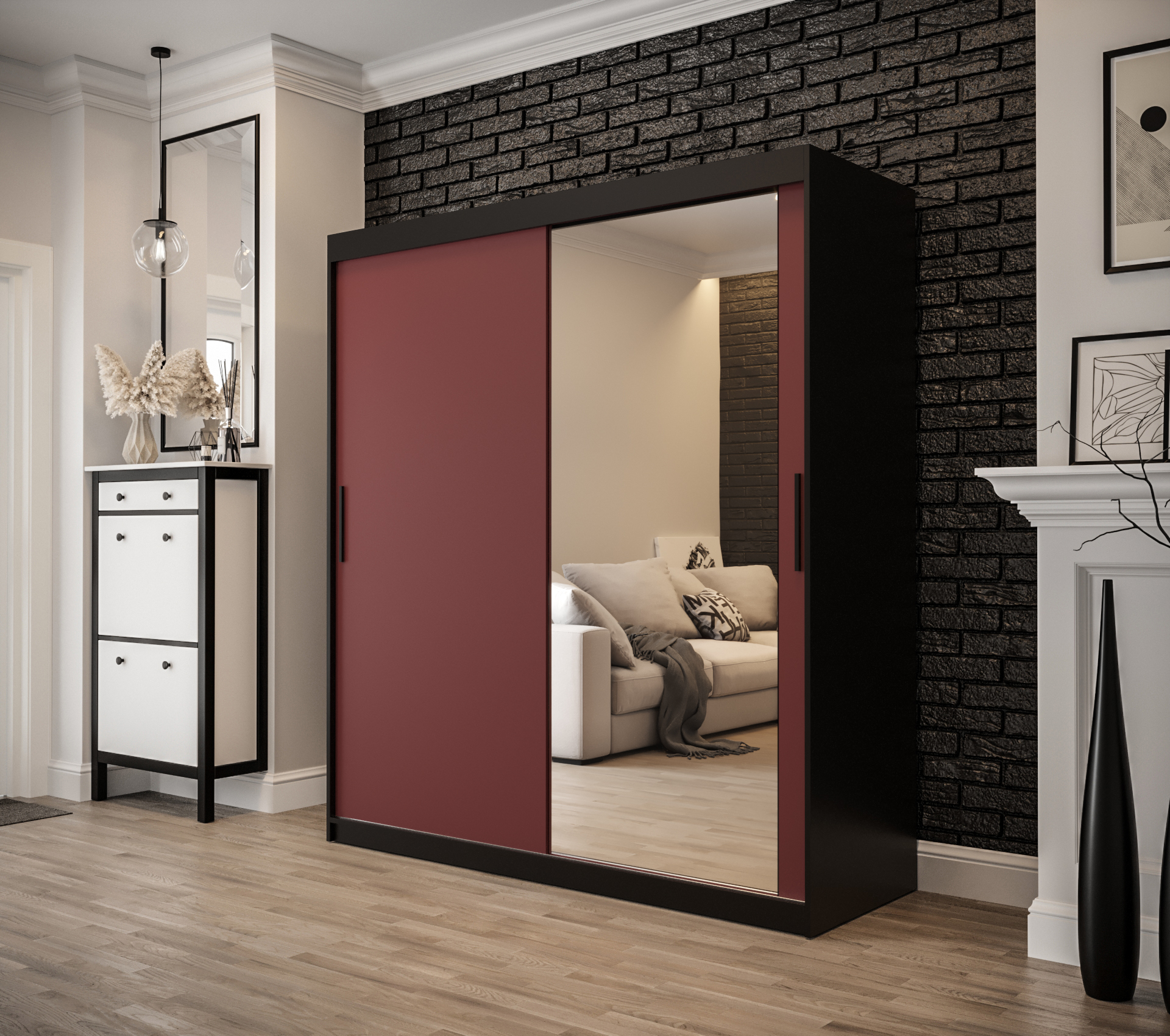 Šatní skříň Abi Pastello T2 Rozměry: 180 cm