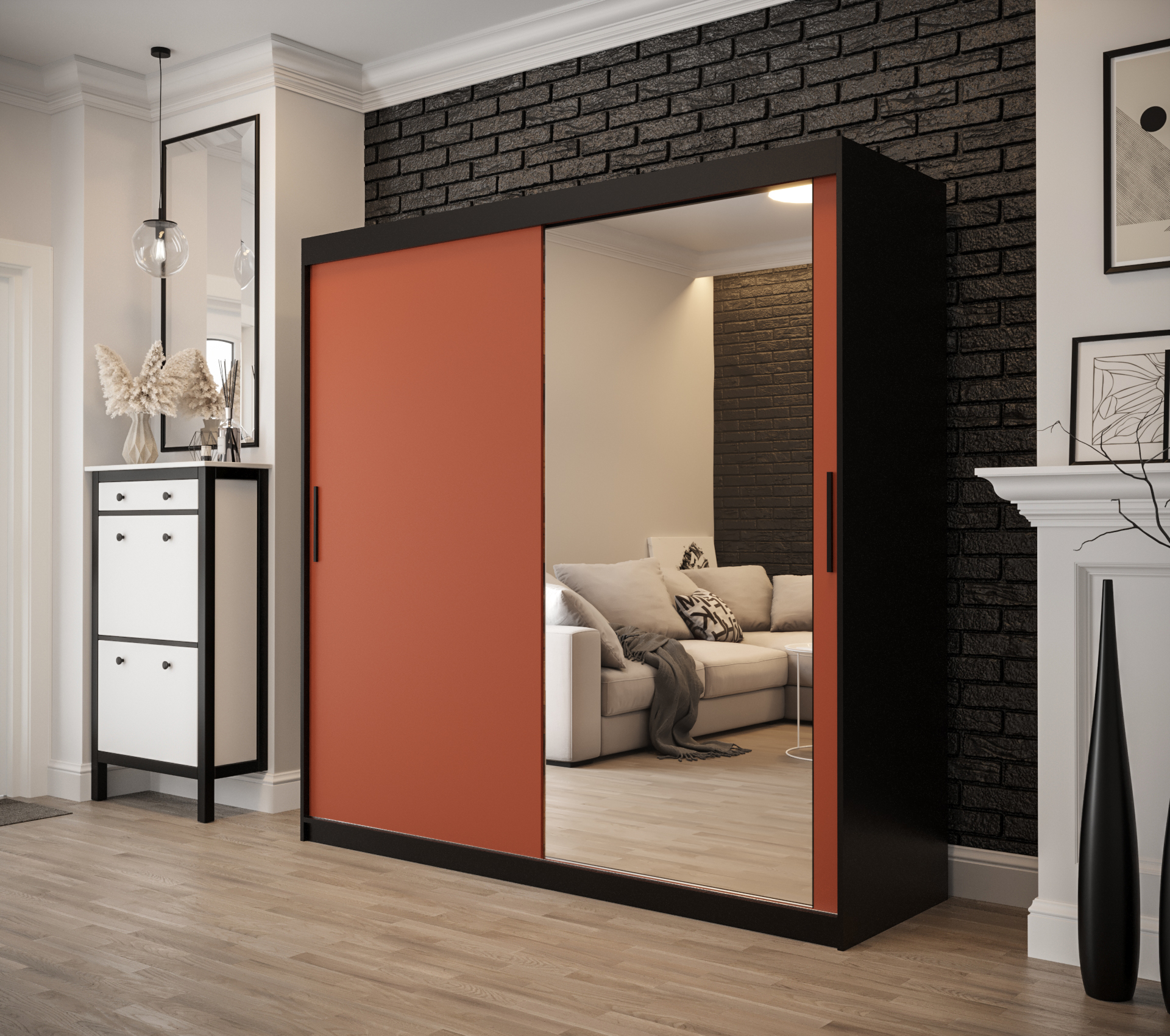 Šatní skříň Abi Pastello T2 Rozměry: 200 cm