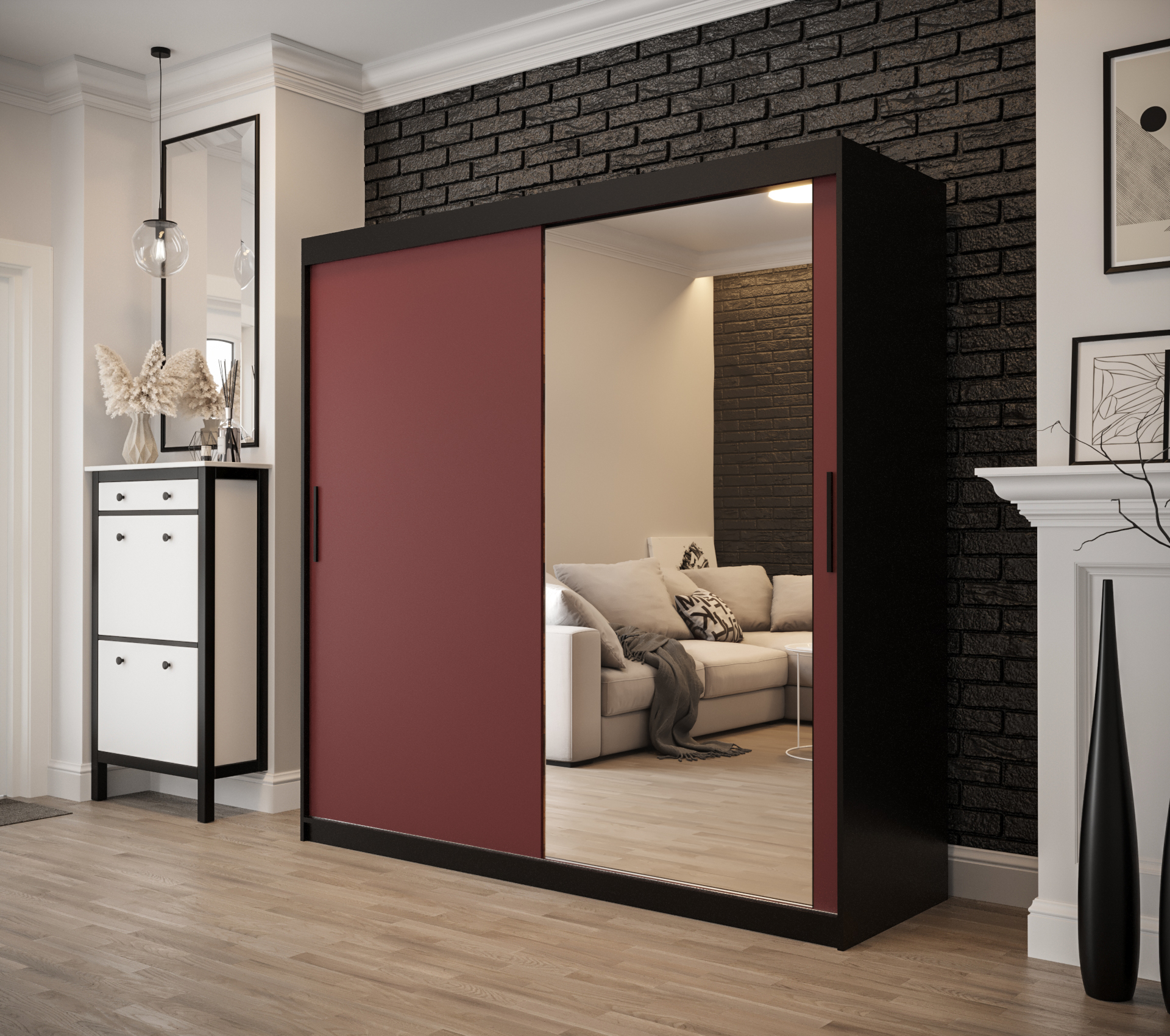 Šatní skříň Abi Pastello T2 Rozměry: 200 cm