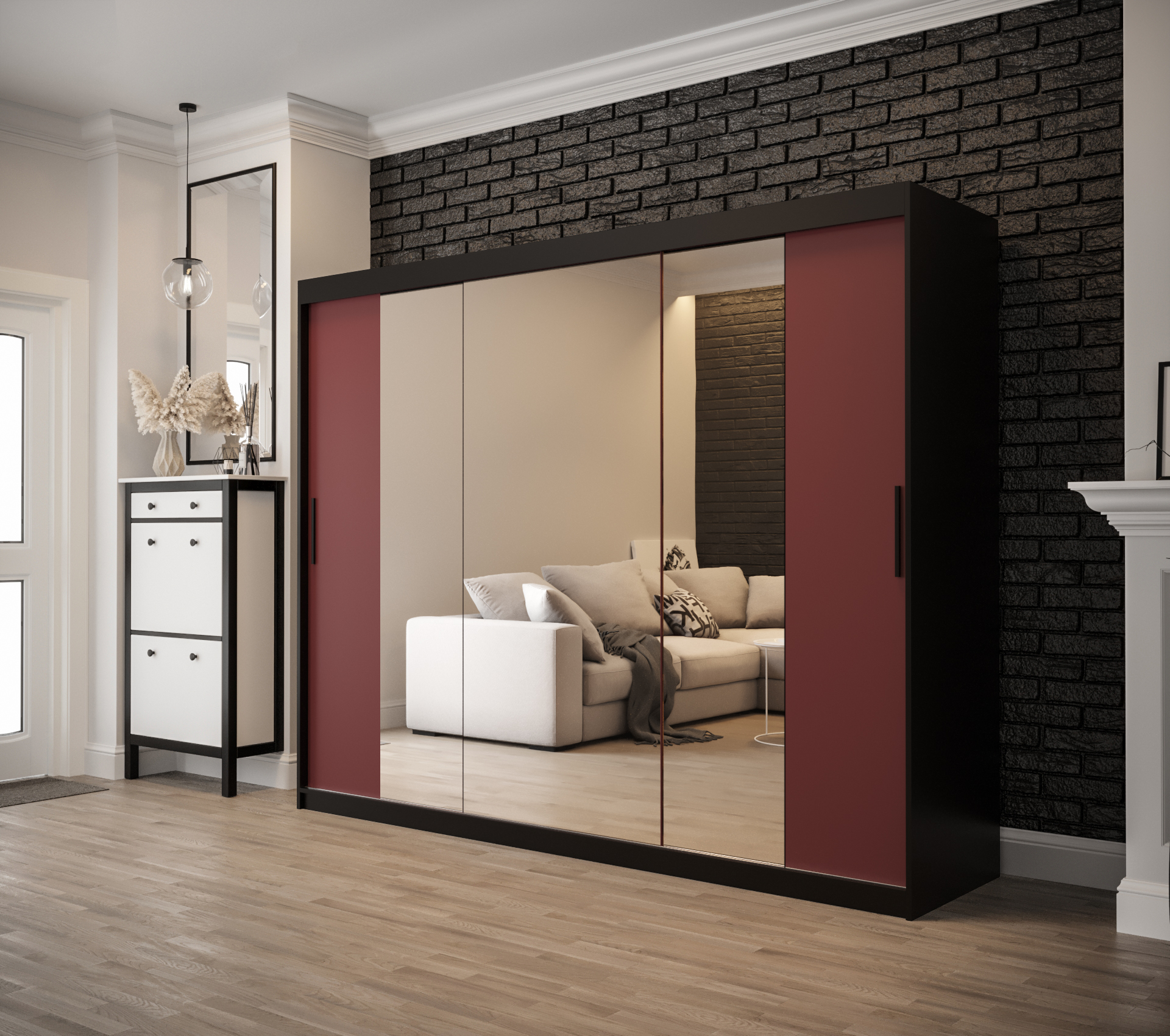 Šatní skříň Abi Pastello T2 Rozměry: 250 cm