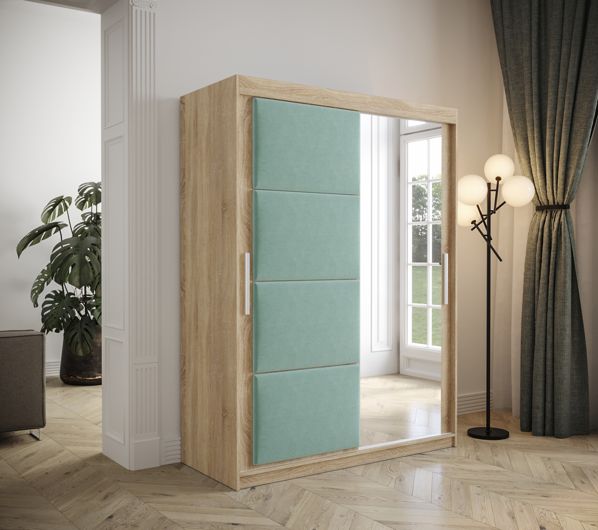 Šatní skříň Abi Tapi Barva korpusu: Manila 11