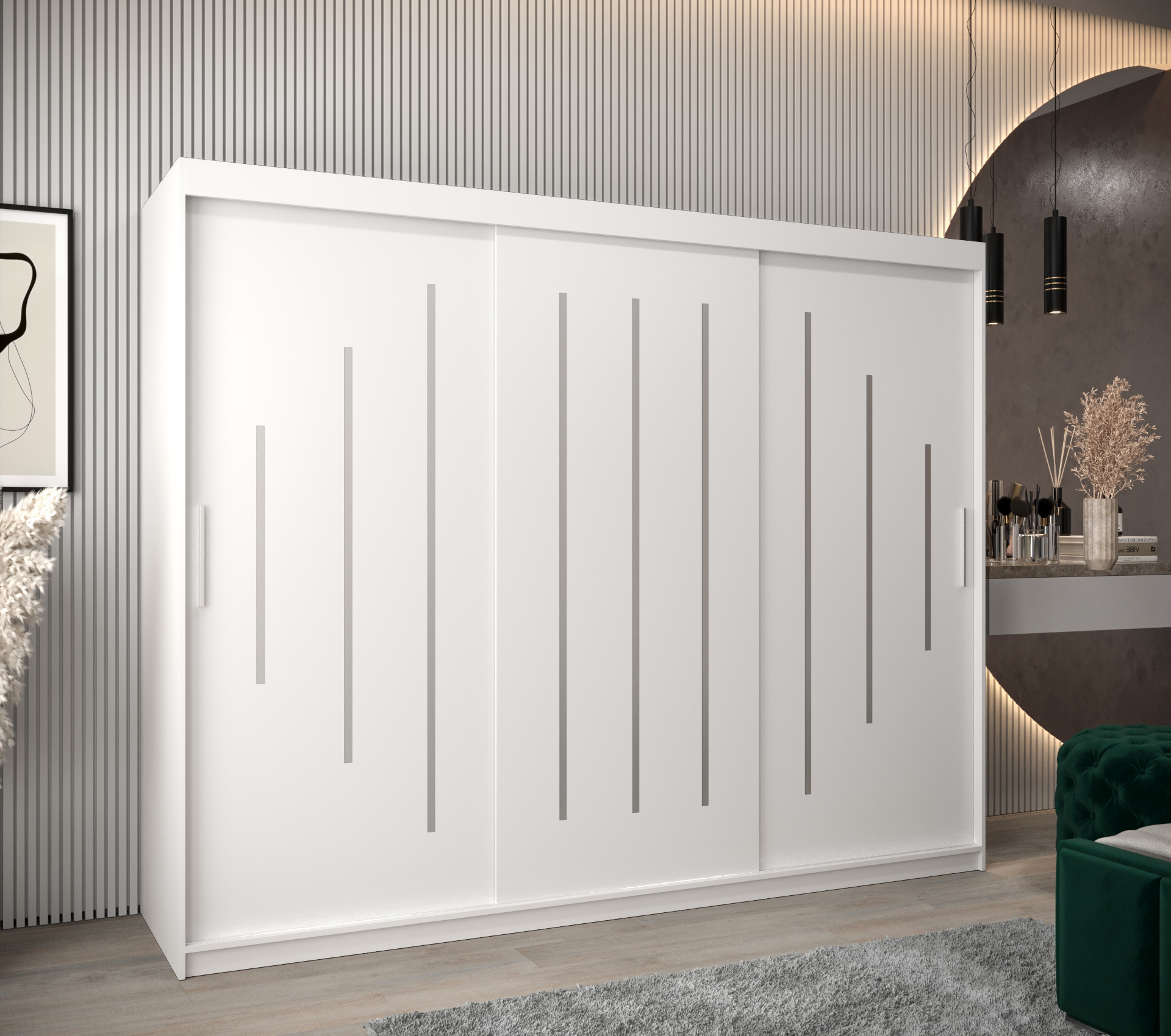 Šatní skříň Abi Y0 Barva korpusu: Bílá