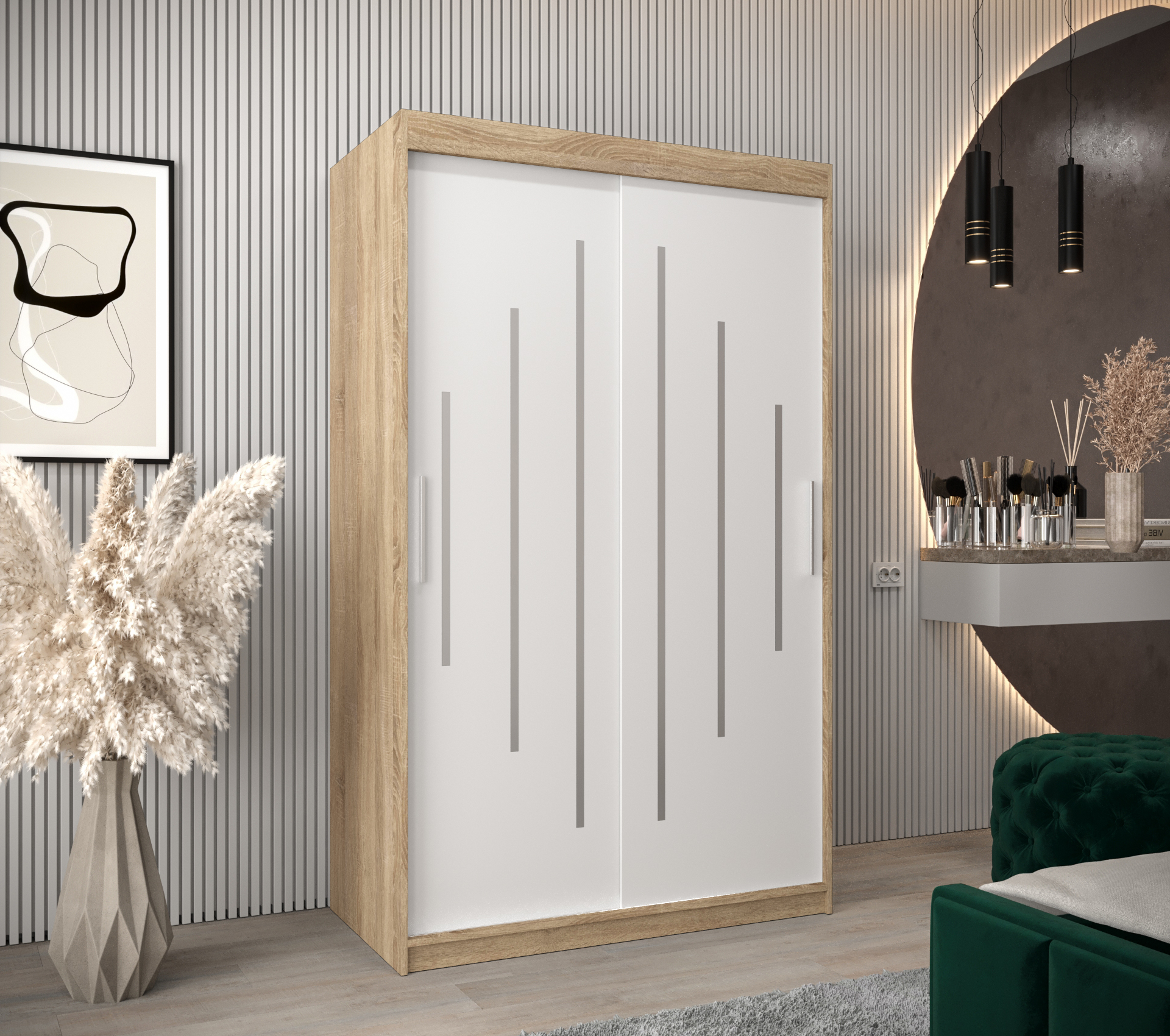 Šatní skříň Abi Y0 Barva korpusu: Dub - sonoma