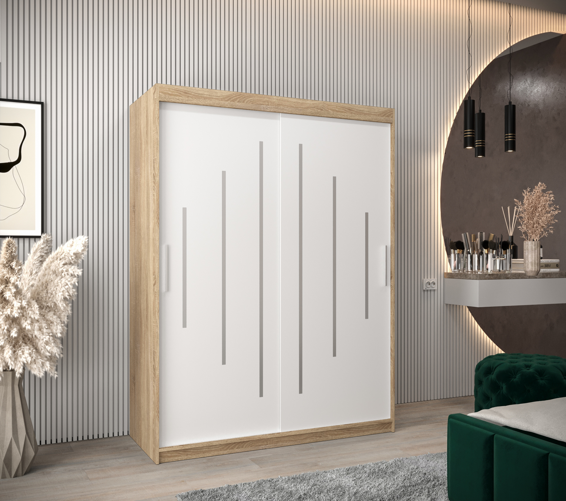 Šatní skříň Abi Y0 Barva korpusu: Dub - sonoma