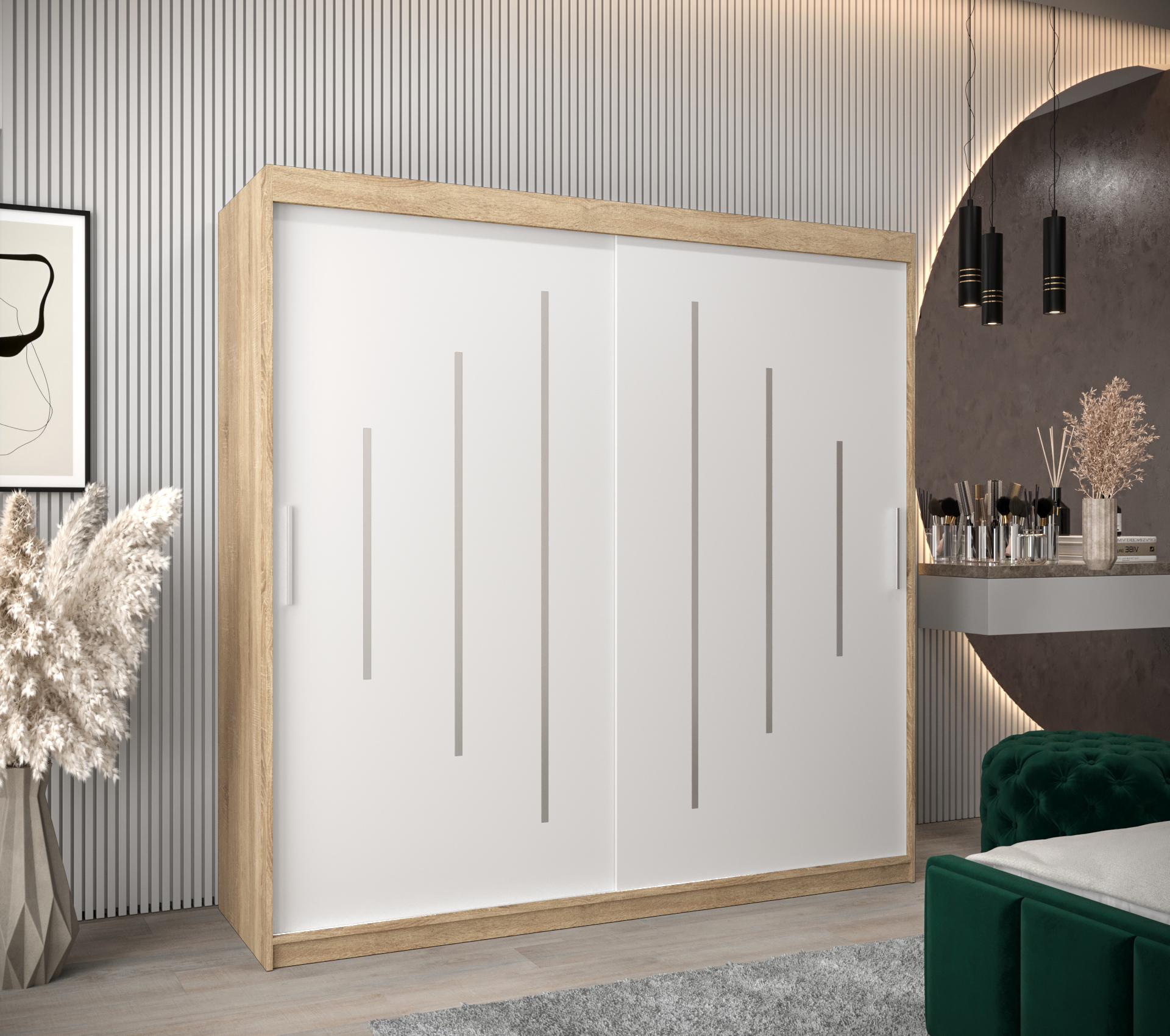 Šatní skříň Abi Y0 Barva korpusu: Dub - sonoma