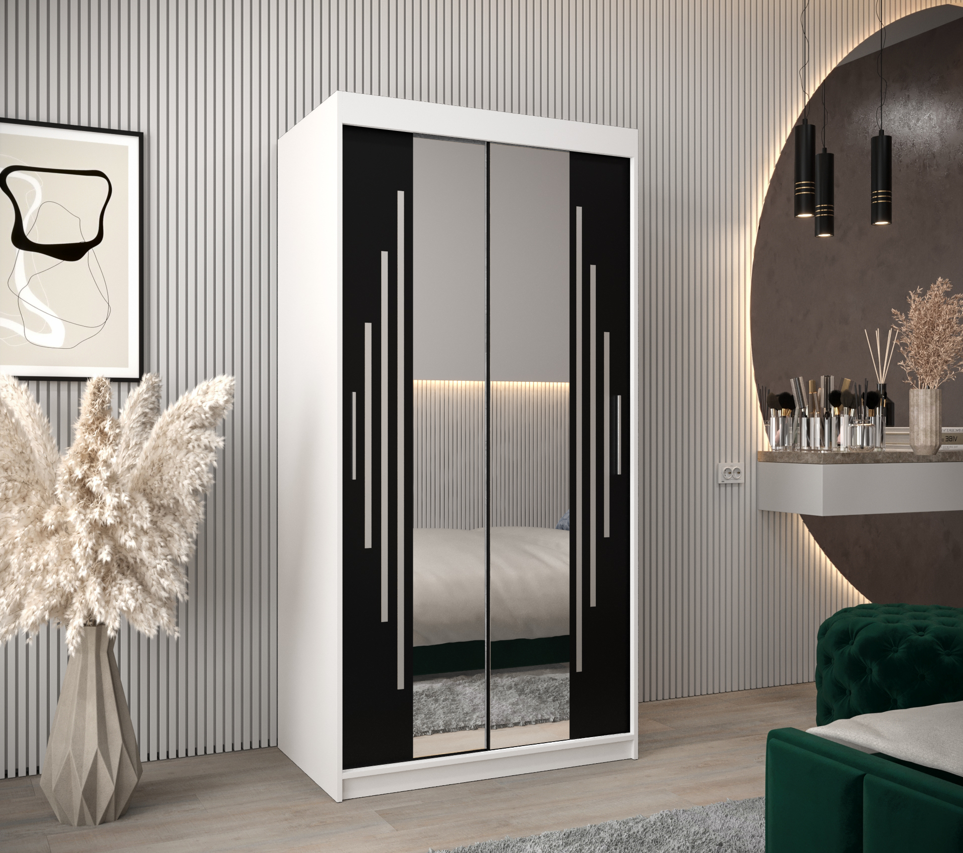 Šatní skříň Abi Y1 Barva korpusu: Bílá