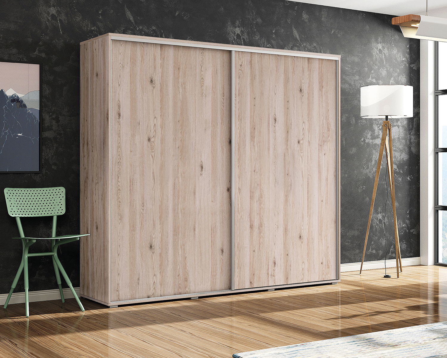 Šatní skříň Ska A15 XL Barva korpusu: San remo