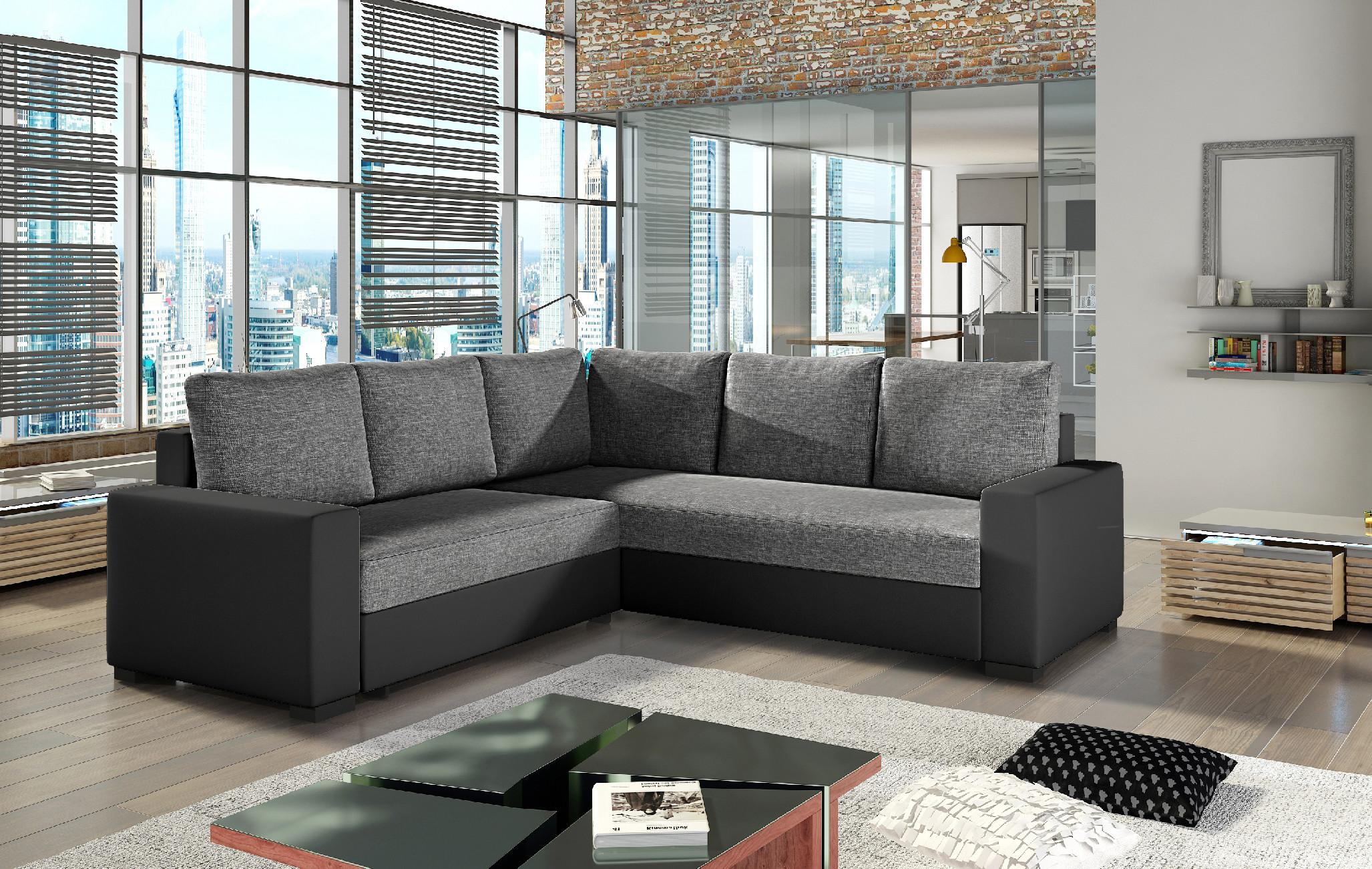 Sedací souprava Canis látka: Sawana 05/ Soft 11