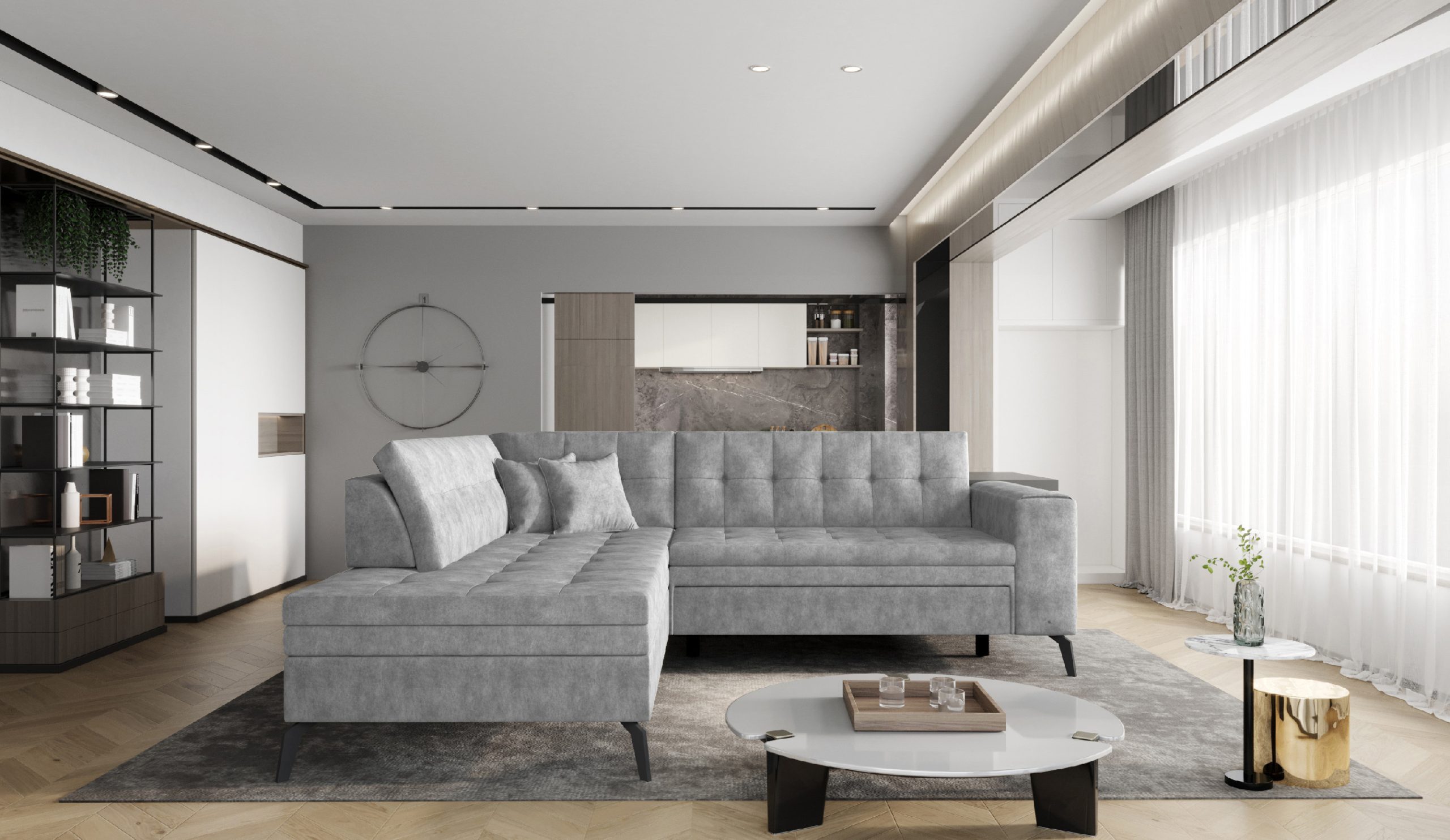 Sedací souprava Lanvin - leve 04 Provedení: Levá varianta