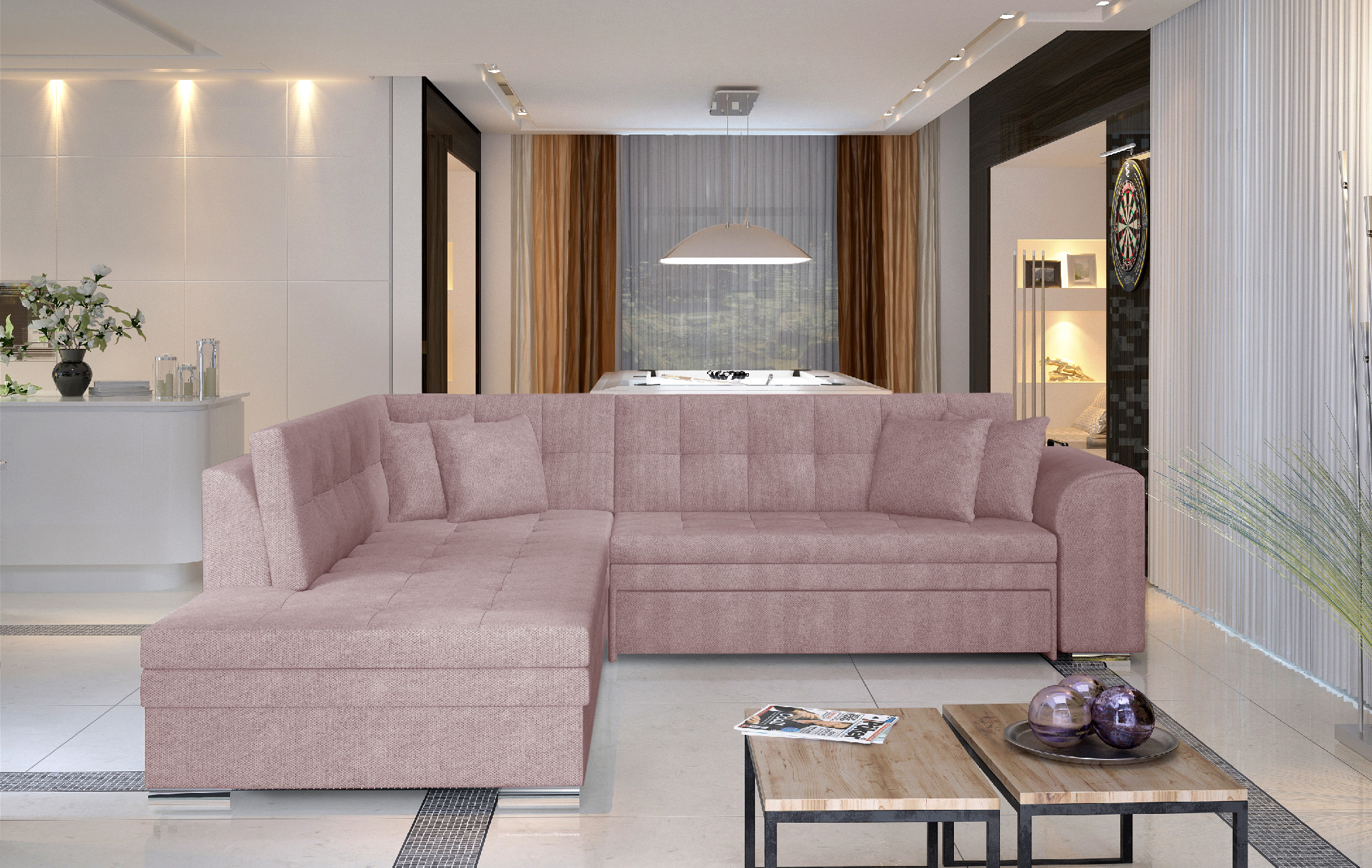 Sedací souprava Pieretta Provedení: Levá varianta