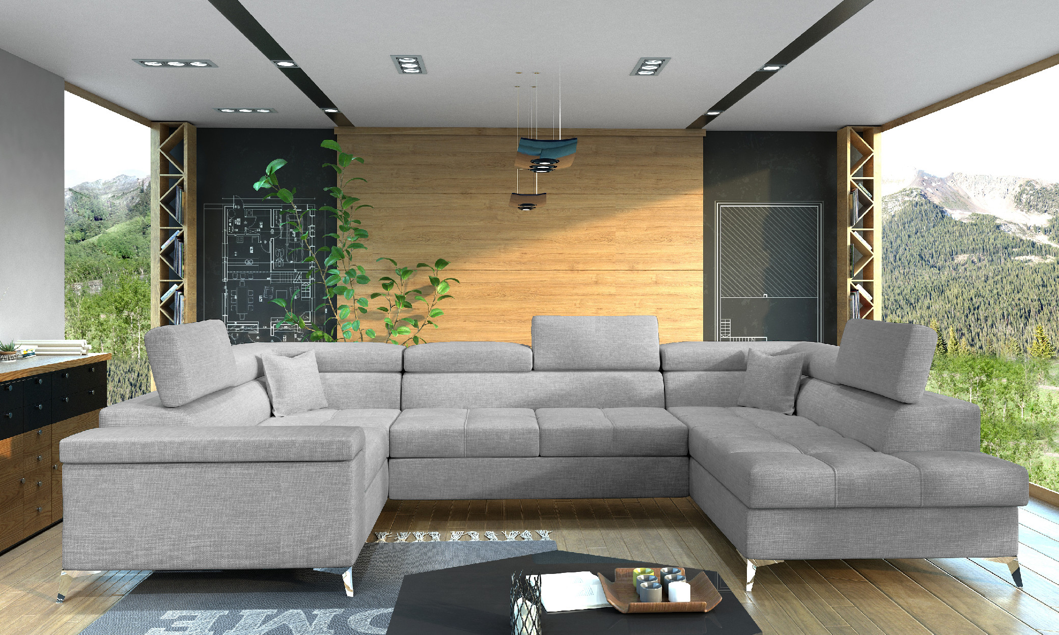 Sedací souprava Thiago Provedení: Pravá varianta