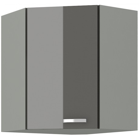Skříňka 58x58 GN-72 1F Barva korpusu: Šedá + Šedý lesk (Šedá)