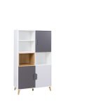 Skříňka Joker 6 Barva korpusu: Bílá + grafitová