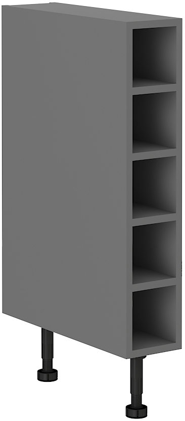 Spodní policová otevřená skříňka Ava 15 D OTW BB Barva korpusu: Antracit