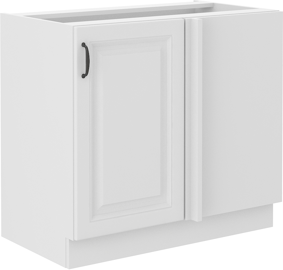 Spodní rohová skříňka Stilo 105 ND 1F Barva korpusu: Bílá + Bílá