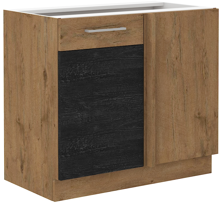 Spodní rohová skříňka Vigo 105 ND 1F Barva korpusu: Dub Lancelot + Dark wood