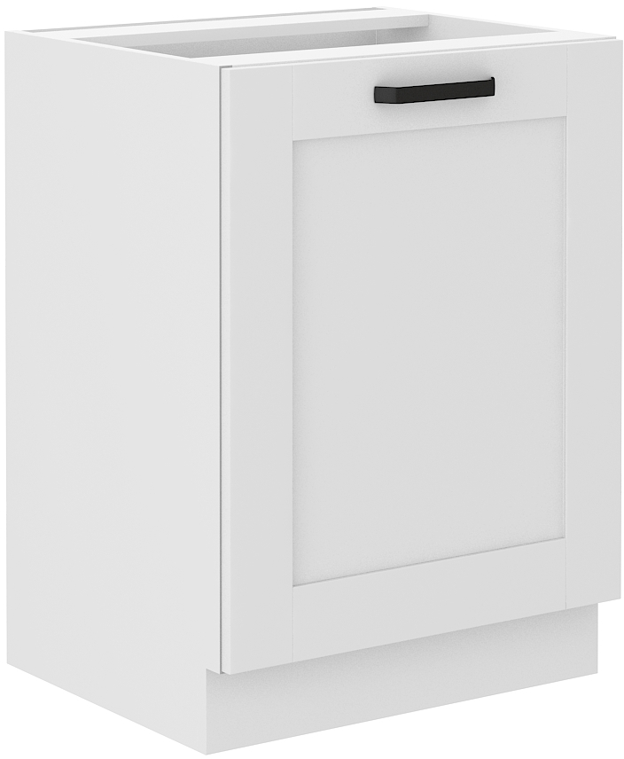 Spodní skříňka Luna 60 D 1F BB Barva korpusu: Bílá + Bílá