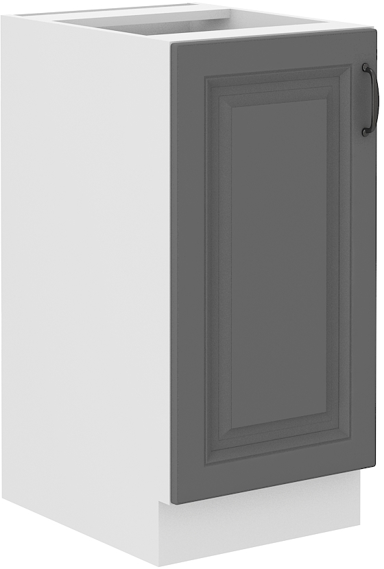 Spodní skříňka Stilo 40 D 1F BB Barva korpusu: Dust Grey + Bílá