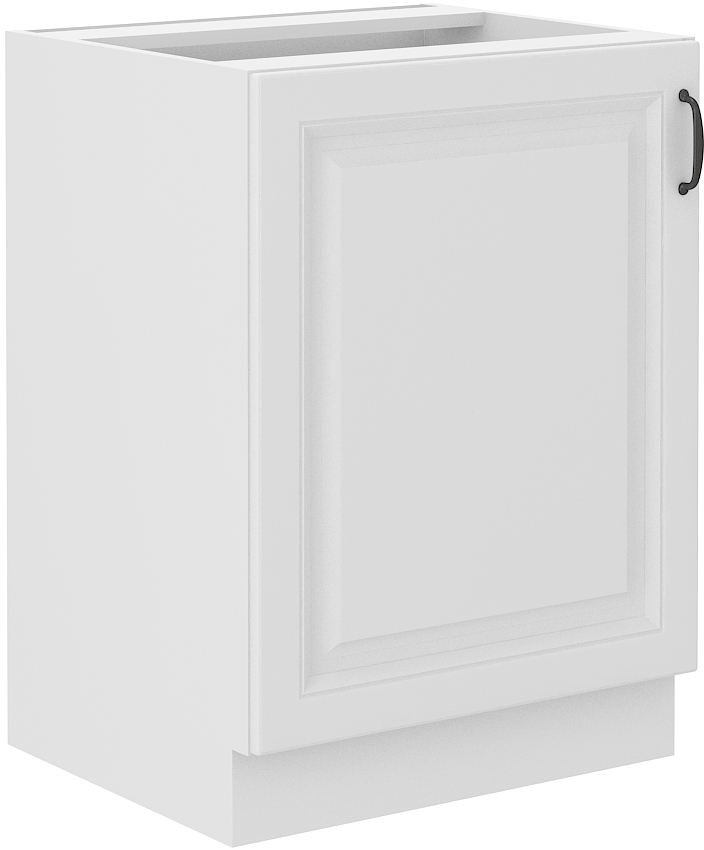 Spodní skříňka Stilo 60 D 1F BB Barva korpusu: Bílá + Bílá