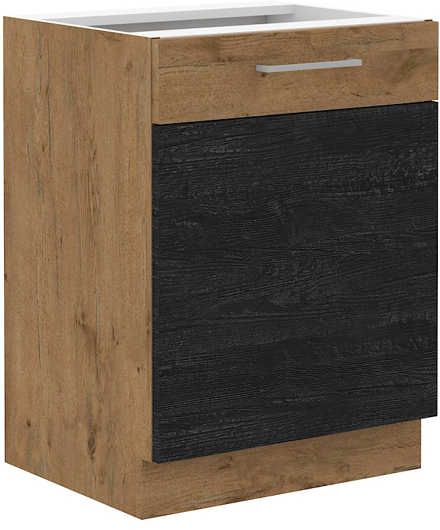 Spodní skříňka Vigo 60 D 1F BB Barva korpusu: Dub Lancelot + Dark wood