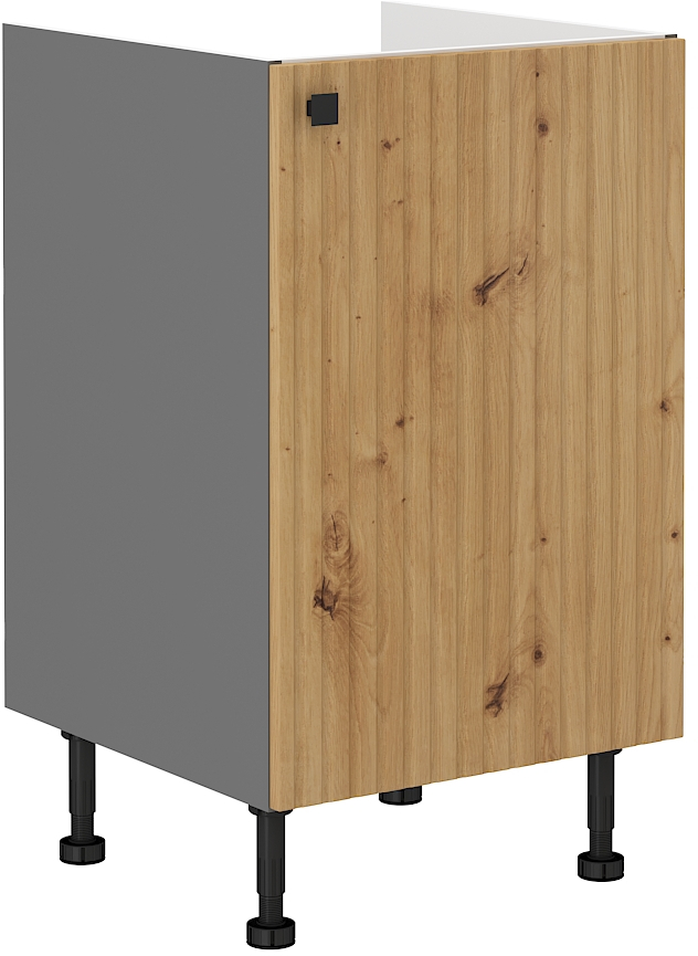Spodní skříňka pod dřez Ava 50 ZL 1F BB Barva korpusu: Antracit + Dub artisan