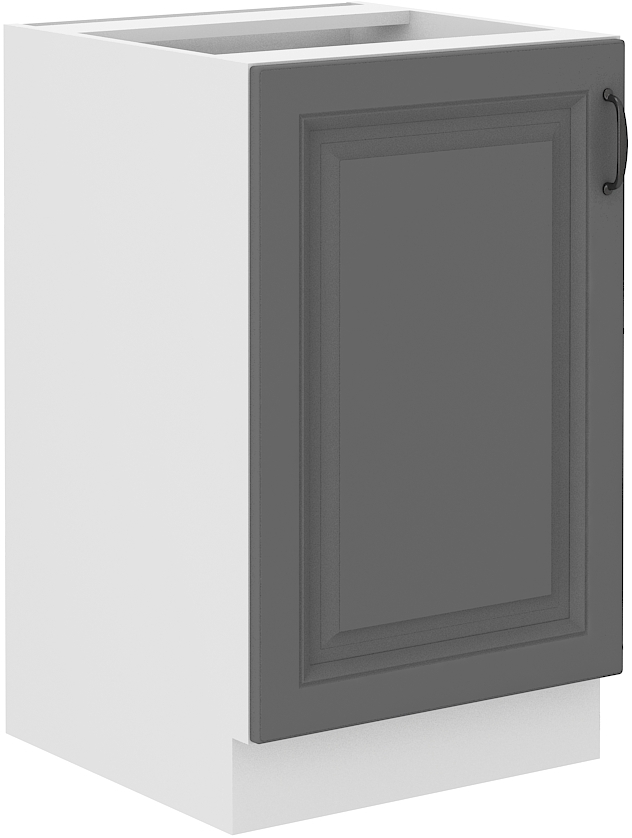 Spodní skříňka pod dřez Stilo 50 ZL 1F BB Barva korpusu: Dust Grey + Bílá
