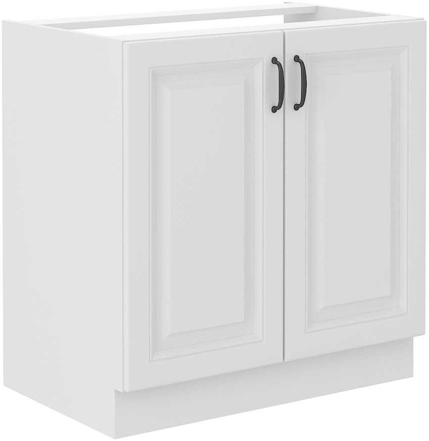 Spodní skříňka pod dřez Stilo 80 ZL 2F BB Barva korpusu: Bílá + Bílá