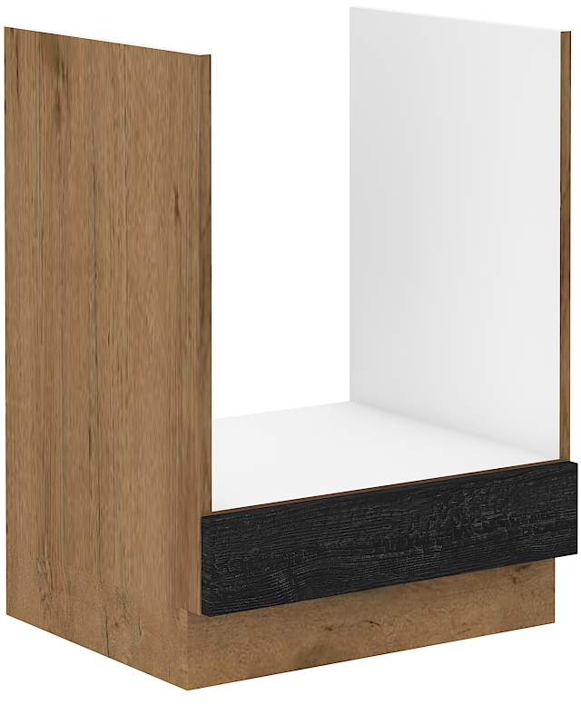 Spodní skříňka pro vestavnou troubu Vigo 60 D GAZ BB Barva korpusu: Dub Lancelot + Dark wood