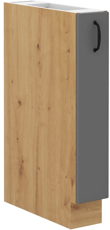 Spodní skříňka s Cargo košem Stilo 15 D CARGO BB Barva korpusu: Dust Grey + Dub artisan