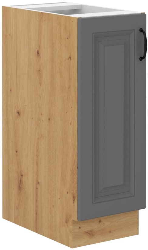 Spodní skříňka s Cargo košem Stilo 30 D CARGO BB Barva korpusu: Dust Grey + Dub artisan