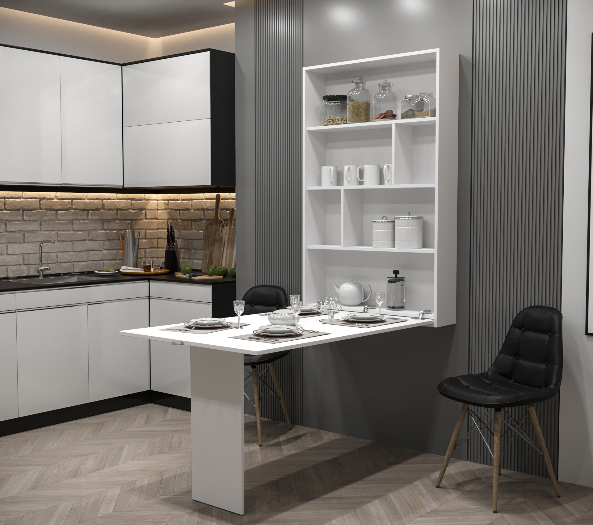 Vyklápěcí jídelní stůl ABI Barva korpusu: dub sonoma