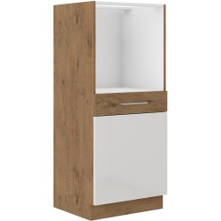 Vyšší spodní skříňka Vigo 60 DP-145 1F BB Barva korpusu: Dub Lancelot + Bílý lesk