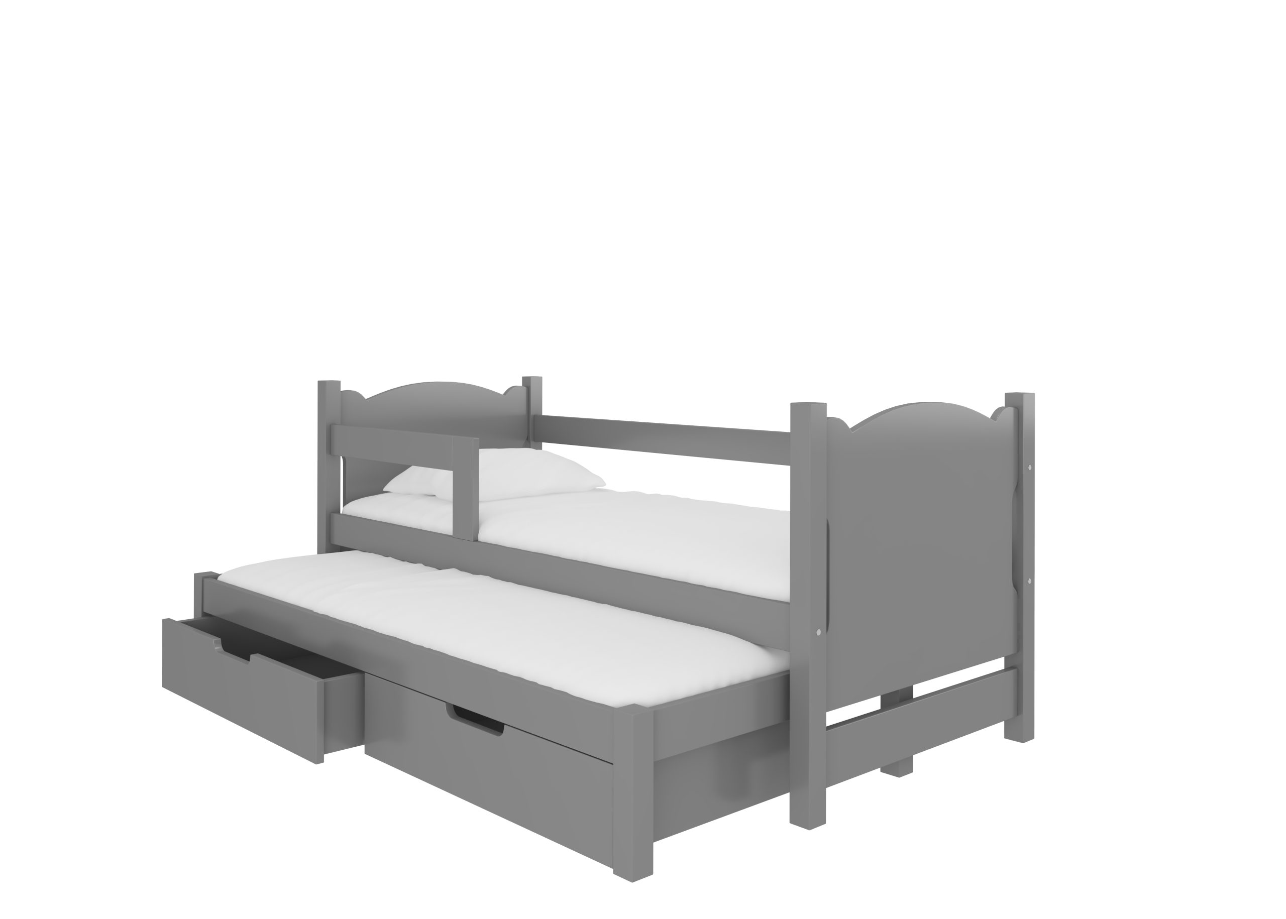 Dětská postel Campos s přistýlkou Rám: Šedá