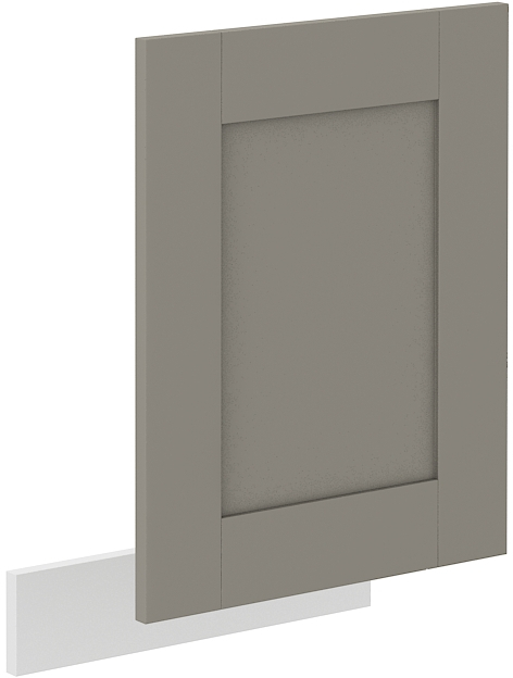 Dvířka na vestavnou myčku nádobí Luna ZM 570x446 Barva korpusu: Clay Grey + Bílá