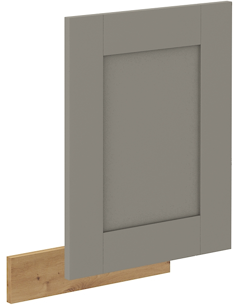 Dvířka na vestavnou myčku nádobí Luna ZM 570x446 Barva korpusu: Clay Grey + Dub artisan