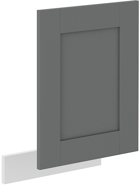 Dvířka na vestavnou myčku nádobí Luna ZM 570x446 Barva korpusu: Dust Grey + Bílá