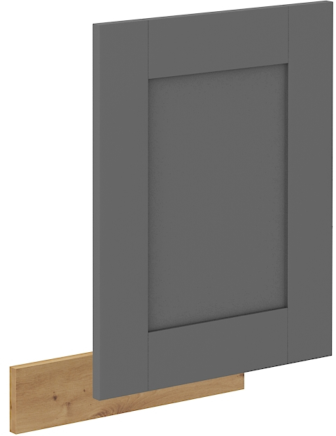 Dvířka na vestavnou myčku nádobí Luna ZM 570x446 Barva korpusu: Dust Grey + Dub artisan