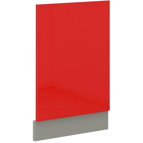 Dvířka na vestavnou myčku nádobí ZM 570x446 Barva korpusu: Šedá + Červený lesk (Rose)