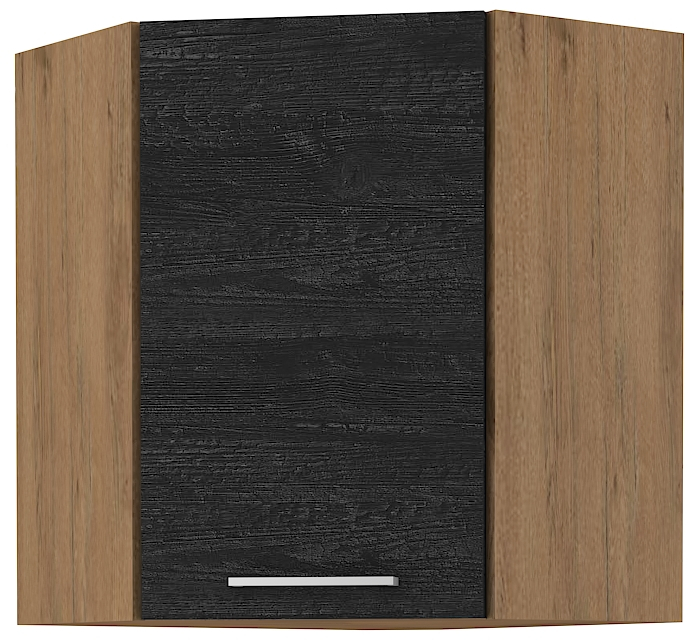 Horní rohová skříňka Vigo 58x58 GN-72 1F Barva korpusu: Dub Lancelot + Dark wood